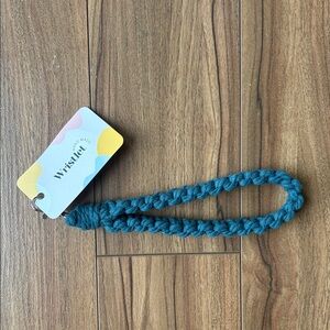 Handmade Teal Wristlet Key Holder
